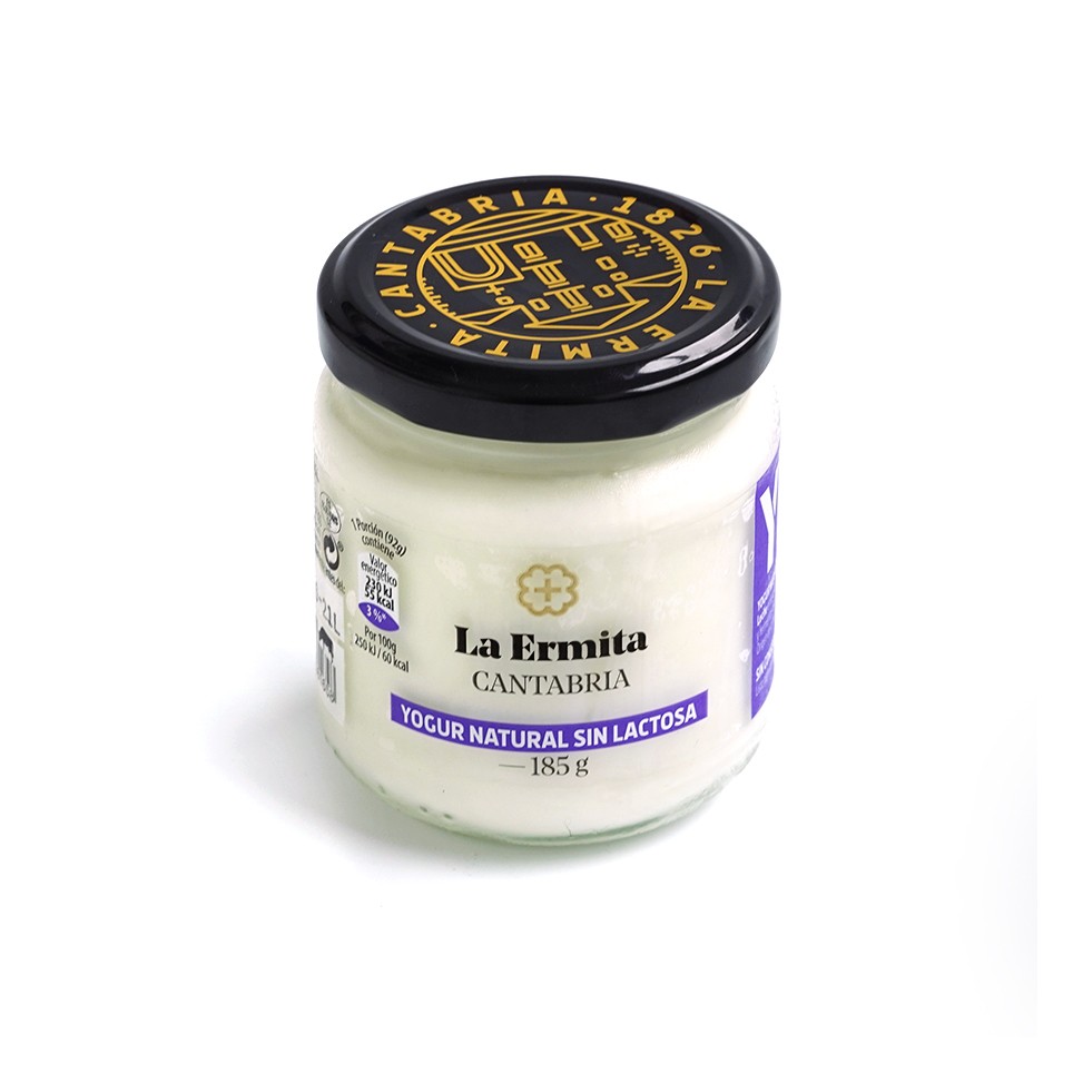 Comprar yogur natural sin lactosa | Productos de Cantabria Formato 185 g